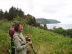 Hiking at Kodiak Raspberry Island Remote Lodge